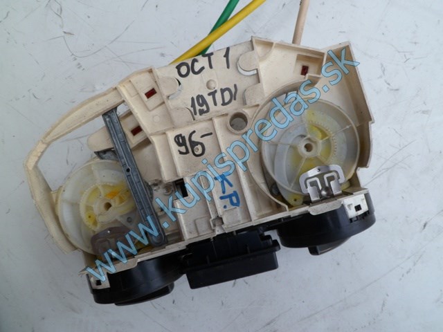 ovládanie kúrenia na škodu octáviu 1, panel kúrenia, 1u0819045